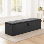 Gale Triple Panel Ottoman Storage Box