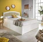 Holden White Wooden Ottoman Bed