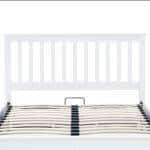 Axton White Wooden Ottoman Bed