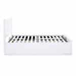 Axton White Wooden Ottoman Bed