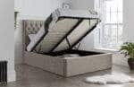 Rylan Oatmeal Fabric Ottoman Bed