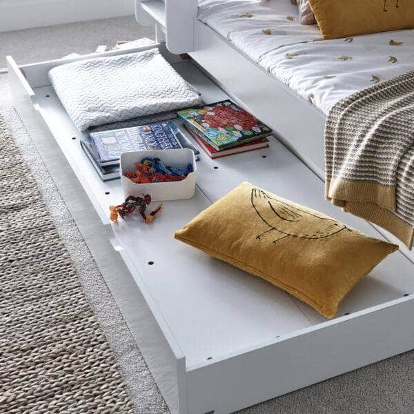 Mason White Storage Triple Sleeper Bunk Bed