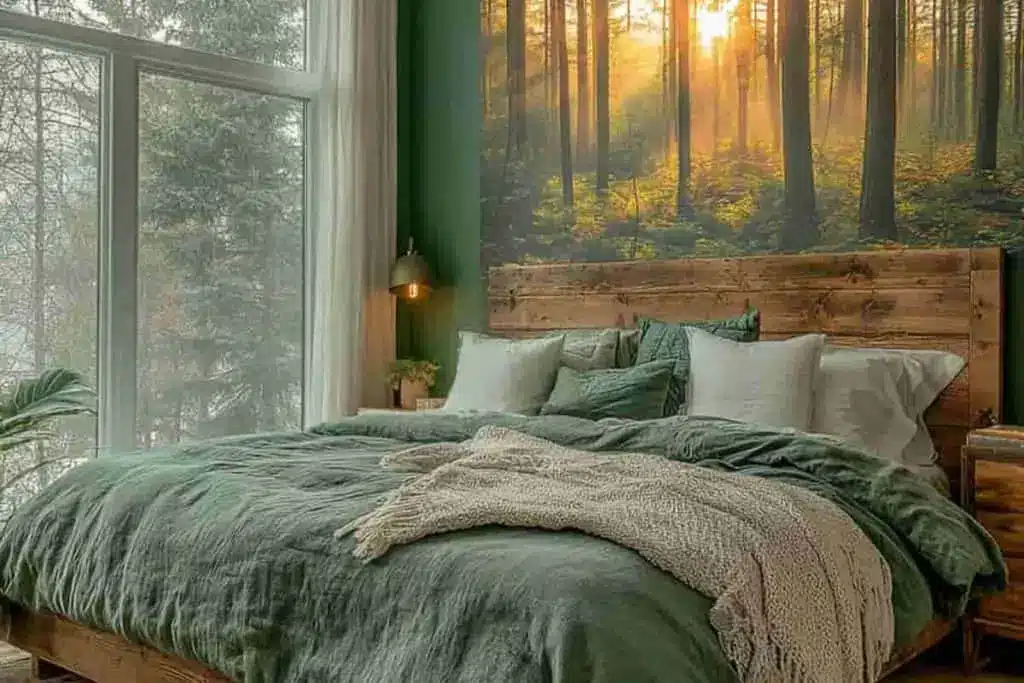 nature theme bedroom