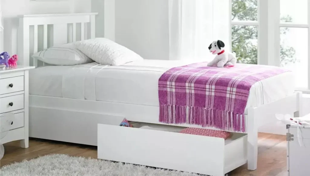 single beds with storage for kids